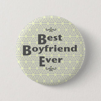 Best boyfriend ever cool background pattern 2 inch round button