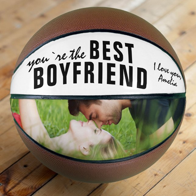 Best Boyfriend Typography Photo Basketball (Creator Uploaded)