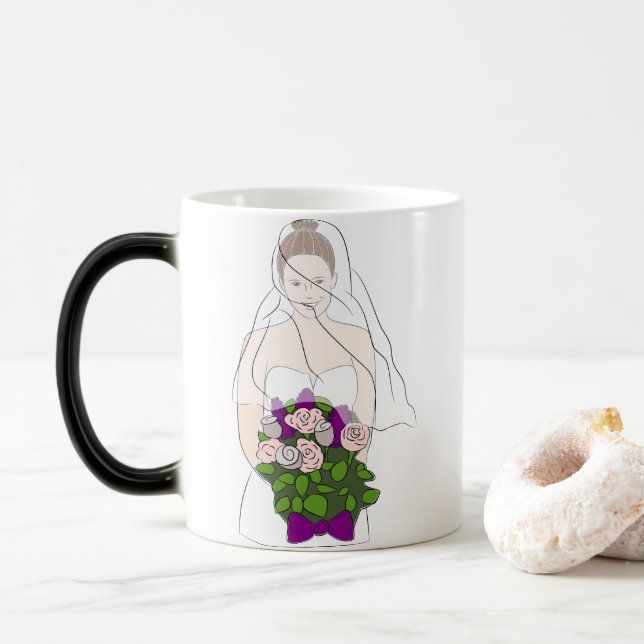 Best Bride Ever Magic Mug (With Donut)