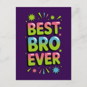 Best Bro Ever Postcard