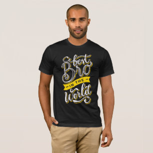 Best Bro in the World - Retro T-shirt