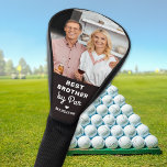 Best BROTHER By Par Birthday Custom Photo Golf Head Cover<br><div class="desc">Best Brother By Par ...  Customize these custom photo golf head covers with your favourite photo and name. 
Great gift to all golfers and golf lovers ! COPYRIGHT © 2020 Judy Burrows,  Black Dog Art - All Rights Reserved . Best BROTHER By Par Birthday Custom Photo Golf Head Cover</div>