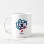 Best Brother Ever Mug | Personalized Gift for Him<br><div class="desc">Show your appreciation to the best brother in the world with this colourful, customizable mug. Featuring the vibrant message “Best Brother Ever” and space for a personalized name, it's the perfect heartfelt gift for birthdays, holidays, or just because. ✔ Fully customizable with your brother’s name ✔ Bold watercolor-style lettering ✔...</div>
