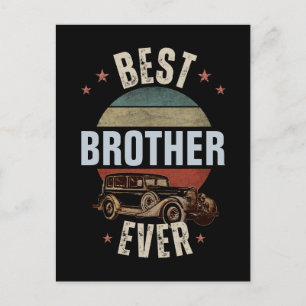 BEST BROTHER EVER  POSTCARD