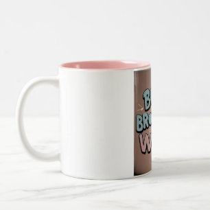 Best Brother in the World Two-Tone Coffee Mug