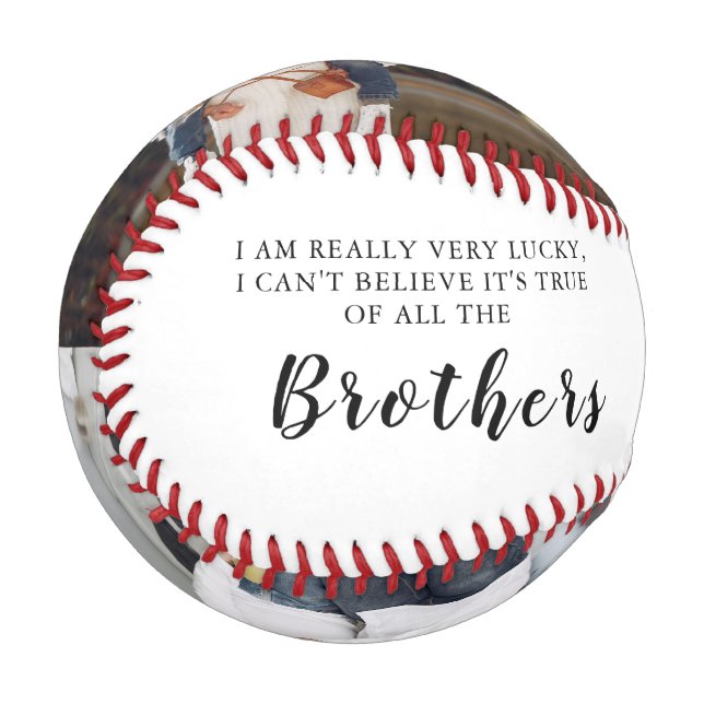 Best Brother Photo  Baseball (Front Left)
