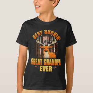 Best Buckin' Great Grandpa Ever Deer Hunting Fathe T-Shirt