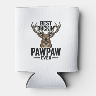 Best Buckin Pawpaw Vintage Deer Hunting Shirt_1 Can Cooler