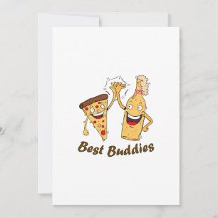 Best Buddies Pizza and Beer Holiday Card