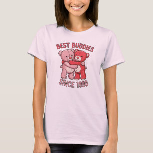 Best Buddies Since 1990 Bear T-Shirt