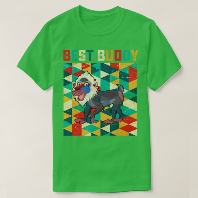 Best Buddy Baboon T-Shirt (Design Front)