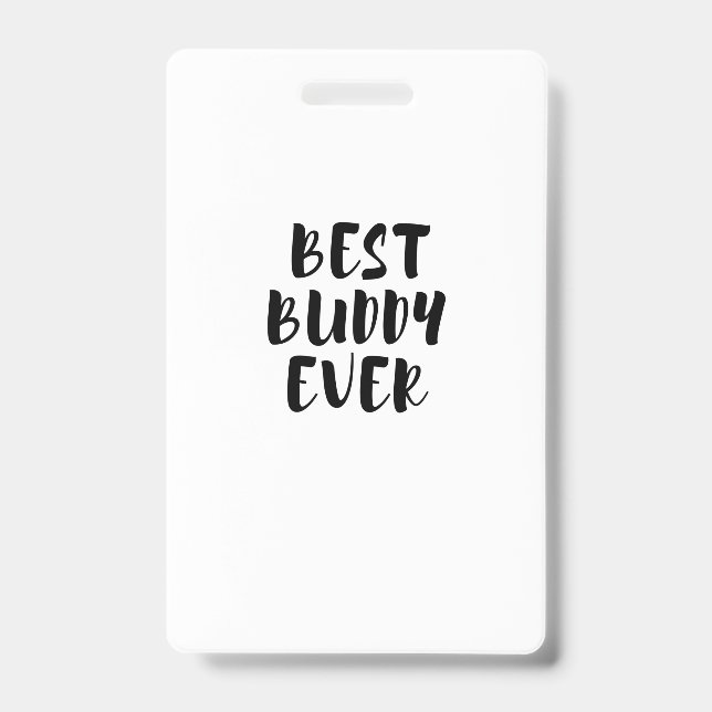 best Buddy Badge (Front)