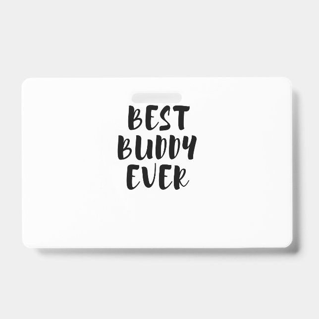 best Buddy Badge (Front)