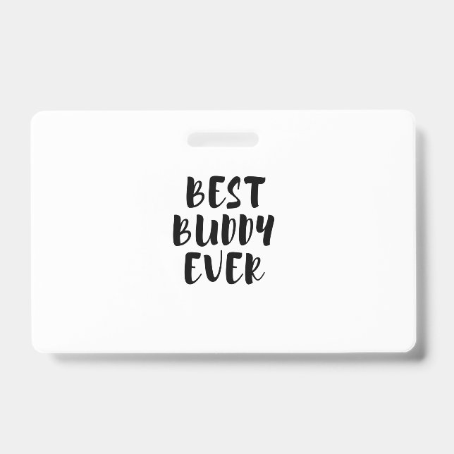 best Buddy Badge (Front)