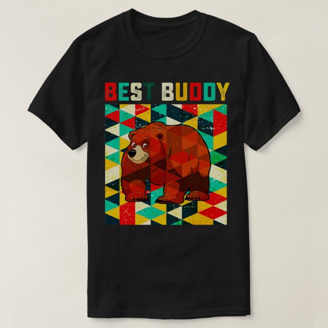 Best Buddy Bear T-Shirt (Design Front)