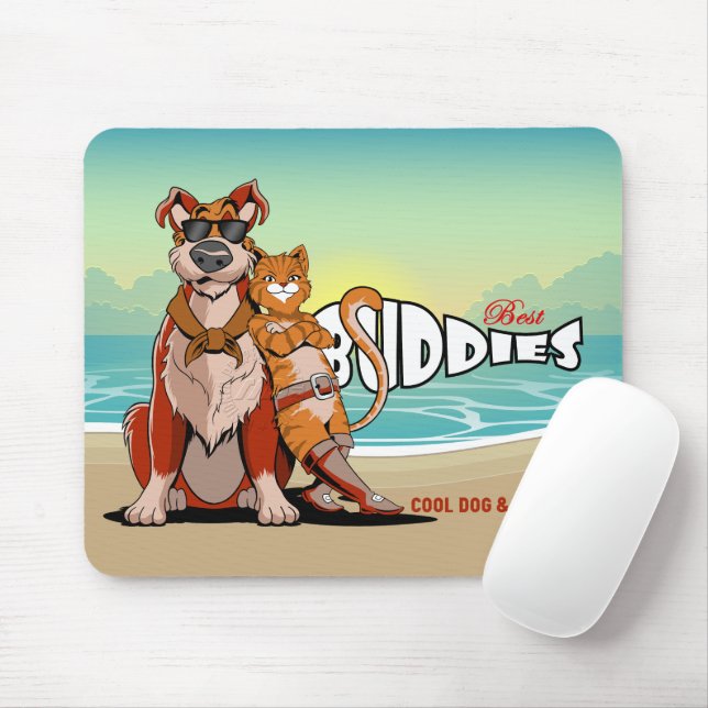 Best Buddy |  Mouse Pad (With Mouse)