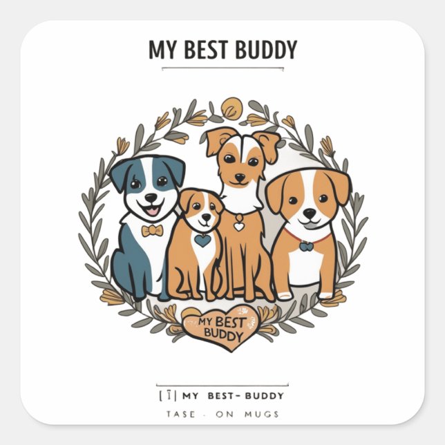 Best Buddy Sticker (Front)