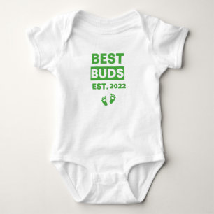 Best Buds Est. Custom Baby  Buds Est. 20xx Baby  Bodysuit