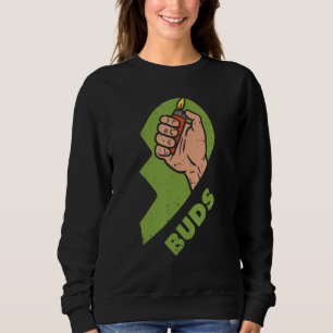 Best Buds Weed Matching Couple  Lighter Stoner Fri Sweatshirt