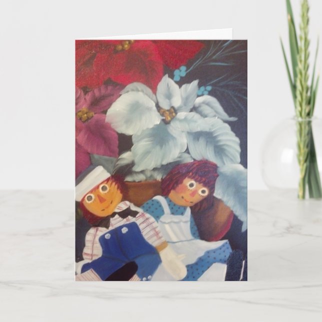 Best Buds with Raggety Ann & Andy Holiday Card (Front)