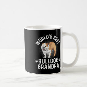 Best Bulldog Grandpa - Dog Grandfather  Coffee Mug