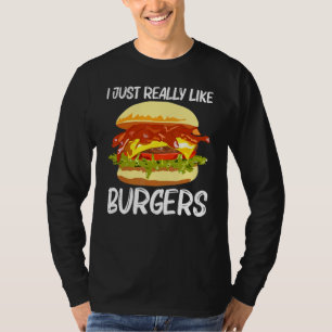 Best Burger Design For Men Women Hamburger Sandwic T-Shirt