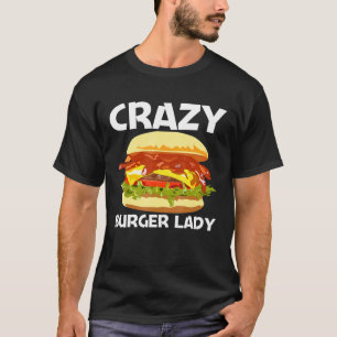 Best Burger Design For Women Mom Hamburger Sandwic T-Shirt