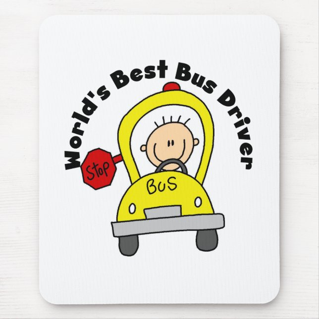 Best Bus Driver Mouse Pad (Front)