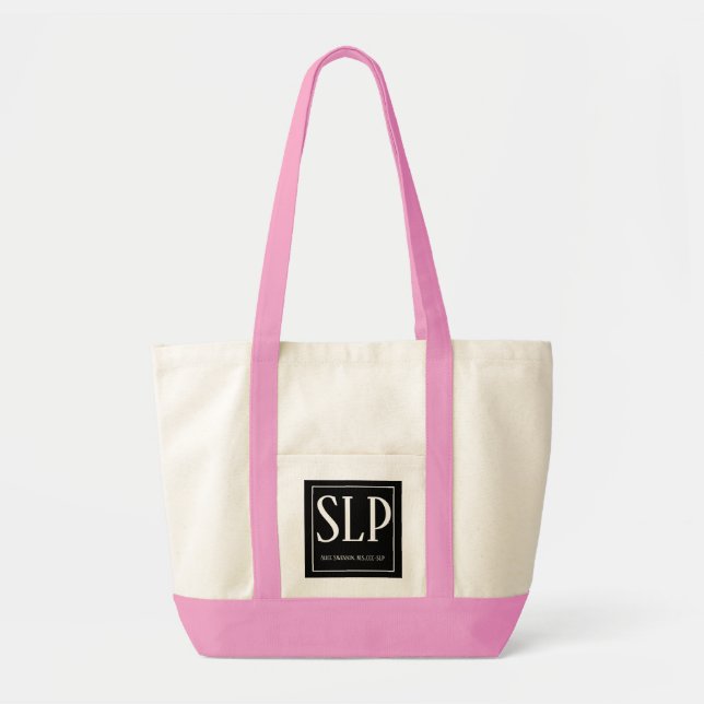 Best buy! Custom speech language pathologist tote (Front)