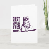 BEST CAD DAD EVER CATS QUOTE Cat Dad Cat Lover