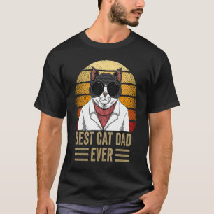 Best Cad Dad Ever Tees Cool Father Cat Daddy Vinta
