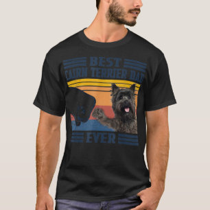 Best Cairn Terrier Dad Ever  Vintage Father Day  T-Shirt