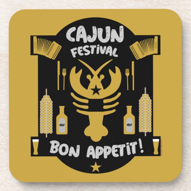 Best Cajun Cooks  Coaster (Front)