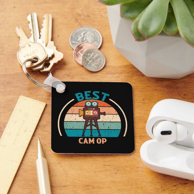 Best Cam Op - Retro Style Keychain (Desk)