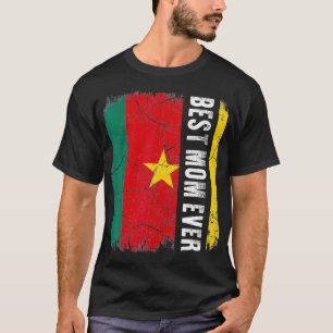 Best Cameroonian Mom Ever Cameroon Flag Mother's D T-Shirt