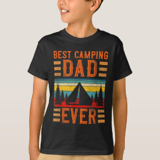 Best Camping Dad Ever Family Tent T-Shirt