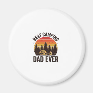 Best Camping Dad Ever Vintage Camping Design_1 Magnet