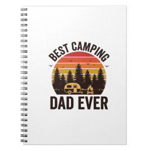 Best Camping Dad Ever Vintage Camping Design_1 Notebook