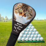 Best CAT DAD By Par Custom Pet Photo Personalized  Golf Head Cover<br><div class="desc">Best Cat Dad By Par ... Two of your favourite things, golf and your cat ! Now you can take them with you as you play 18 holes . Customize these happy Father's Day golf head covers with your cats favourite photo and name. Great gift to all golf dads and...</div>