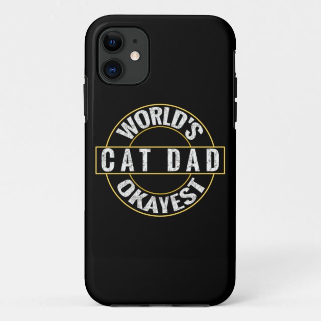 Best Cat Dad Case-Mate iPhone Case (Back)