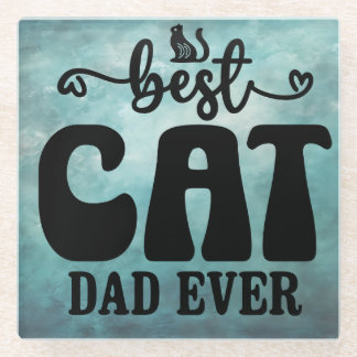 Best Cat Dad Coaster