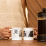 Best Cat Dad Definition | Three Photo Coffee Mug<br><div class="desc">Modern 3 photo collage mug. Featuring a sweet definition of what a cat dad is with room for custom message. This personalized mug makes a perfect give for the cat dad in your life! Fun, easy and unique - makes a great gift for birthdays, holidays and new pet homecomings. Cat...</div>