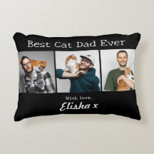 Best Cat Dad Ever 3 Photo Collage