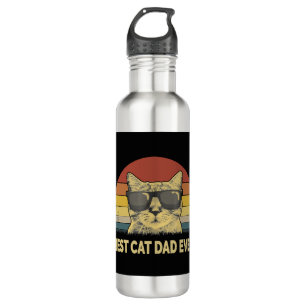 Best Cat Dad Ever 710 Ml Water Bottle