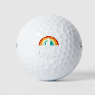 Best Cat Dad Ever Cat Lover Funny Father Day Golf Balls
