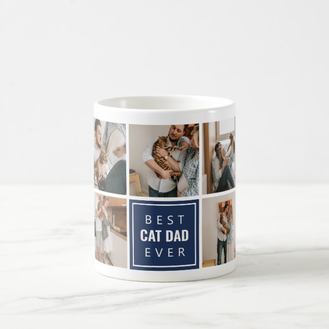 Best Cat Dad Ever Coffee Mug (Center)