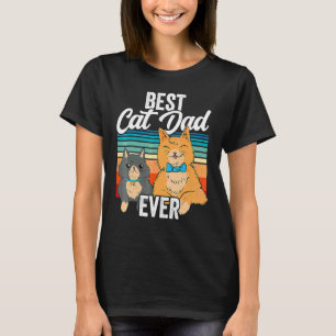 Best Cat Dad Ever Essential Cat Daddy Father Day T-Shirt