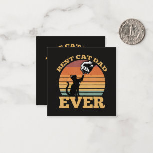 Best Cat Dad Ever Fathers Day Card