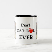 Best Cat Dad Ever Father's Day Personalized Photo
