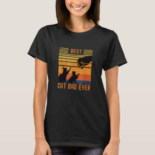 Best Cat Dad Ever Fist Bump For Fur Daddies Father T-Shirt